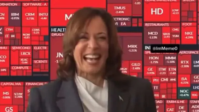 Carte meme Kamala Crash