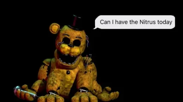 Carte meme Kanye Is Golden Freddy / Can I Have the Nitrus Today
