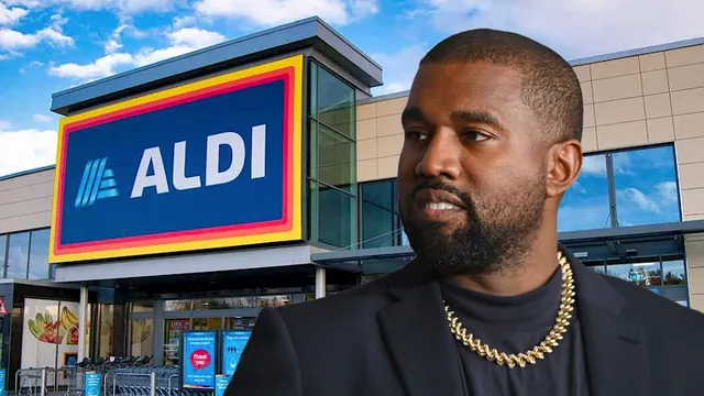 Kanye West and Aldi meme card