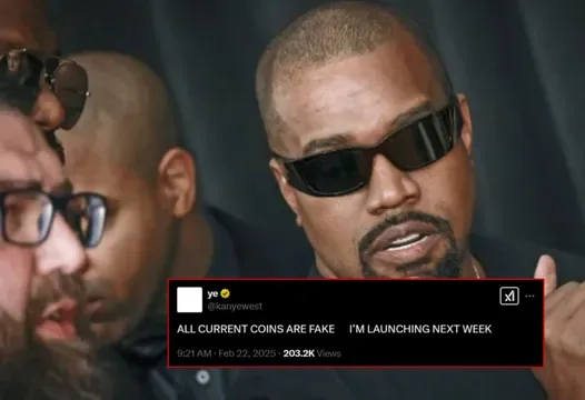 Carte meme Kanye West $YZY Meme Coin