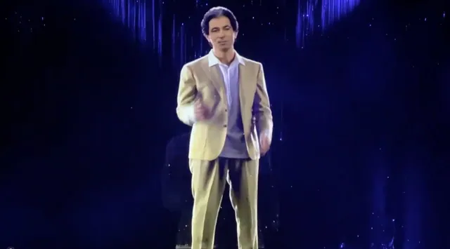 Kanye West's Robert Kardashian Hologram meme card