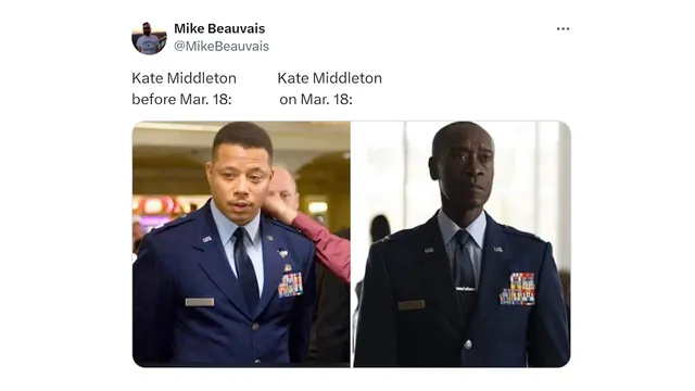 Carte meme Kate Middleton Before vs. Kate Middleton After