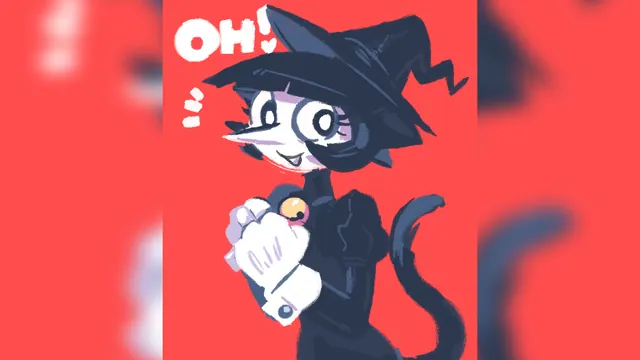 Katya the Witch meme card