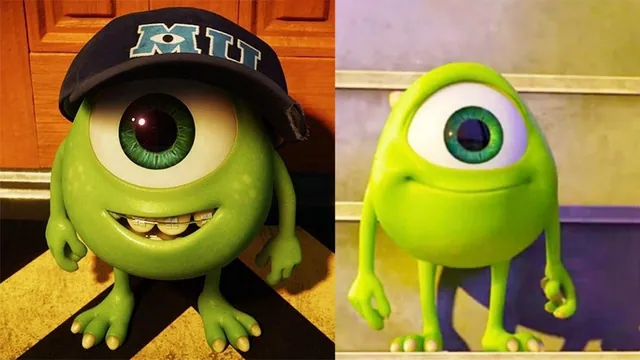 Kid Mike Wazowski meme card
