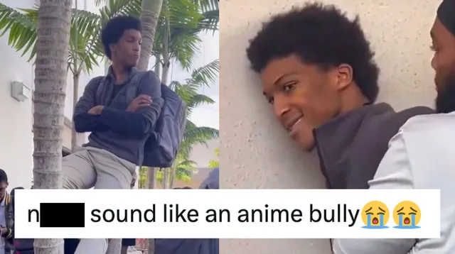 Kid With Anime Voice Fight Video meme card