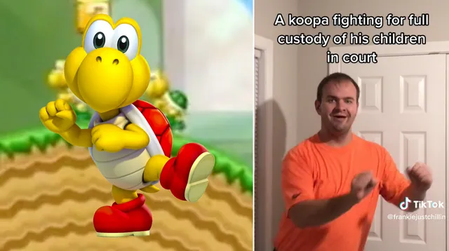 Carte meme Koopa Troopa Dance