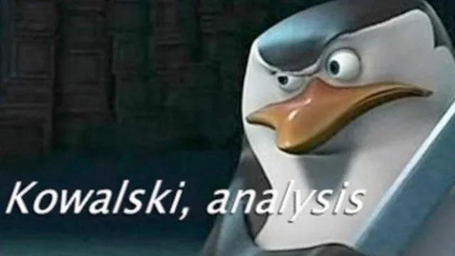 Carte meme Kowalski, Analysis