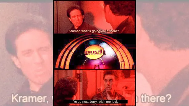 Kramer, What's Going On In There? meme card
