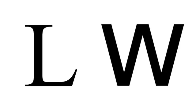 Carte meme L and W (Slang)