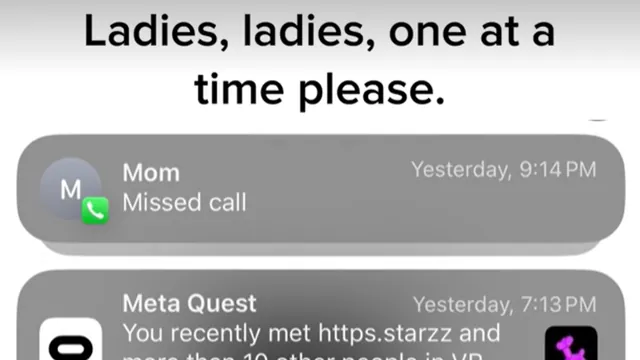 Ladies Please, One at a Time meme card