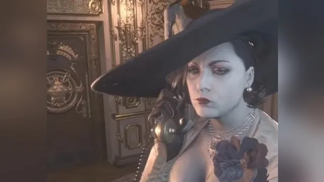 Carte meme Lady Dimitrescu on the Phone