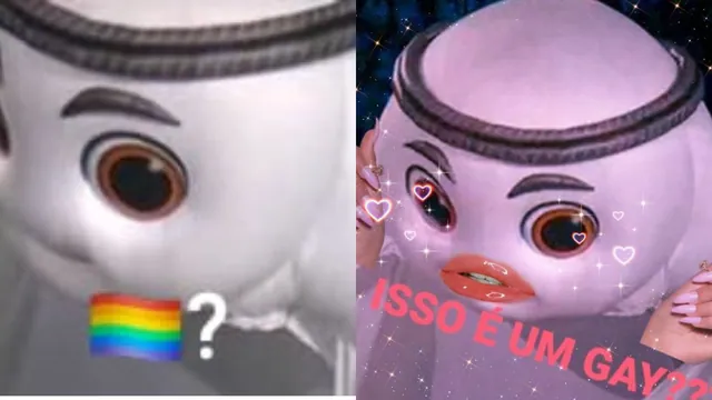 Carte meme La’eeb (Qatar World Cup Mascot)