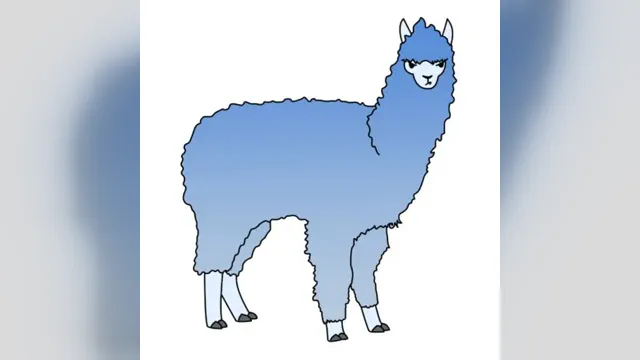 Lama bleu meme