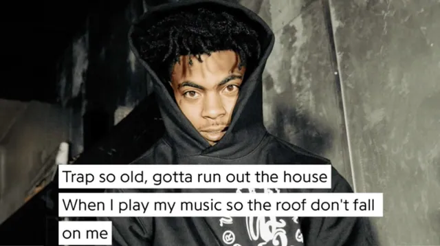 Lazer Dim 700 "Trap So Old Gotta Run Out the House" meme card