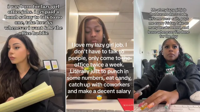 Carte meme Lazy Girl Jobs