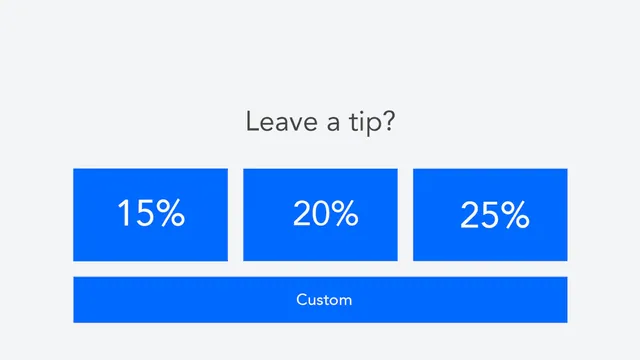 Carte meme Leave a Tip? Screen
