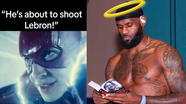 LeBron Glazing meme card