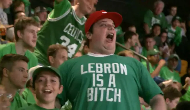 Lebron is a Bitch meme card