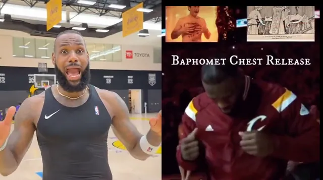 Carte meme LeBron James Scream / LeBron James Satanic Ritual