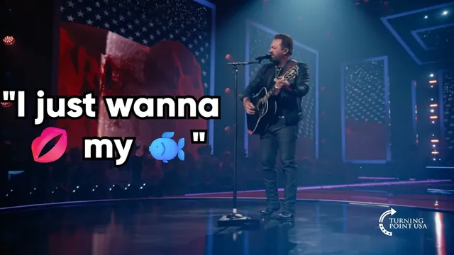 Lee Brice's All-American Halftime Show Performance / I Just Wanna Kiss My Fish meme card
