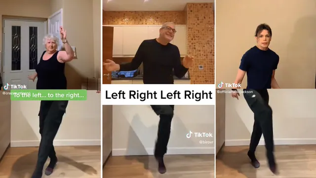 Left Right Challenge meme card