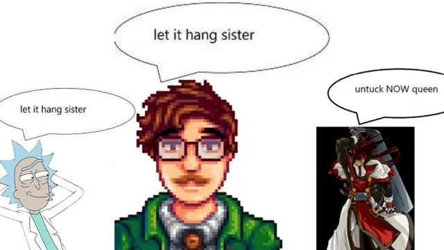 Carte meme Let It Hang, Sister / Untuck Now, Queen