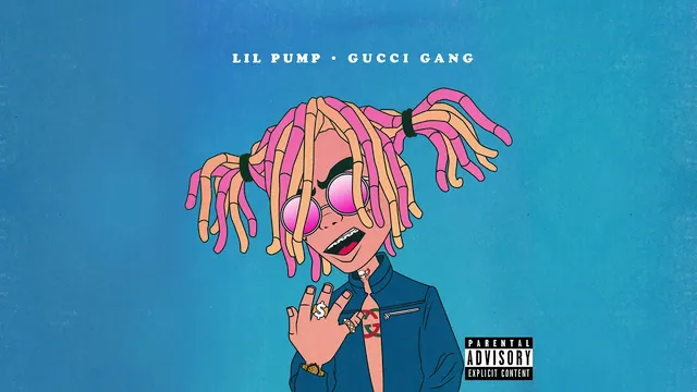 Lil Pump "Gucci Gang" meme card