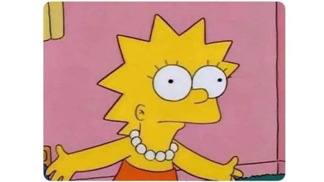 Lisa Simpson Crying / "Wanna Fight?" meme card
