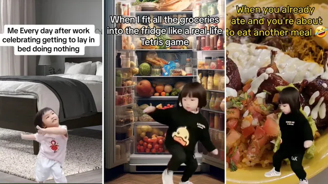 Carte meme Little Asian Girl Dancing