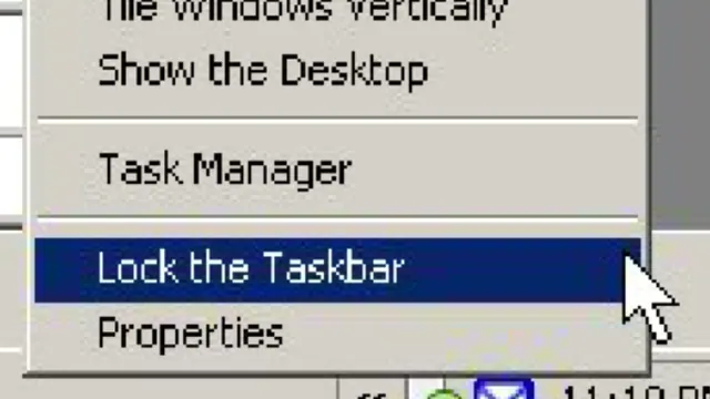 Lock the Taskbar meme card