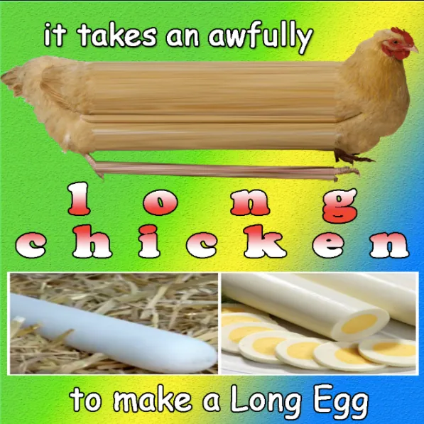 Carte meme Long Egg