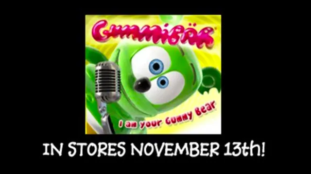 Look for the Gummy Bear Album in Stores on November 13th meme card