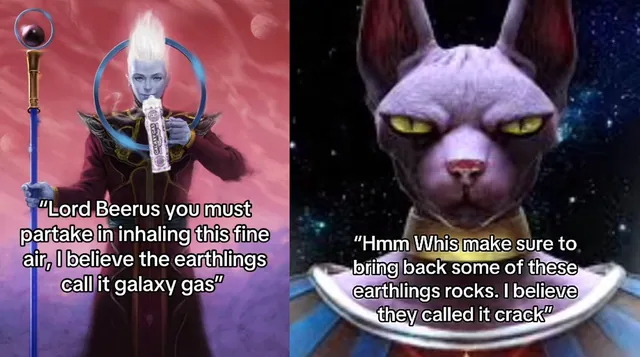 Carte meme Lord Beerus You Must Partake
