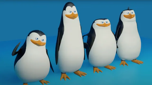 Los Pingüinos Me La Van a Mascar meme card