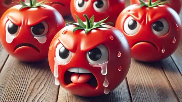 Carte meme Los Tomates Dicen Que No