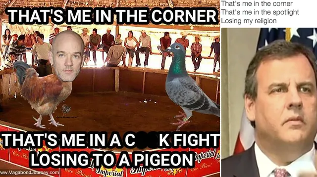 Carte meme Losing My Religion