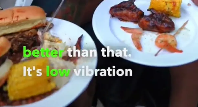 Low Vibration Plate meme card