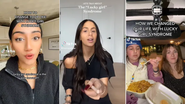 Lucky Girl Syndrome meme card