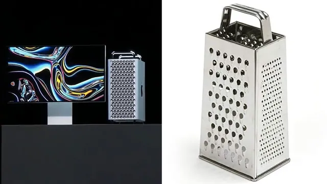 Mac Pro Cheese Grater meme card