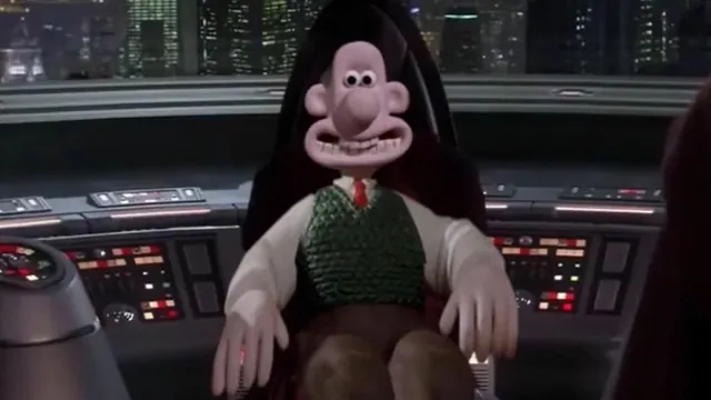 Mace Windu vs. Wallace Palpatine meme card