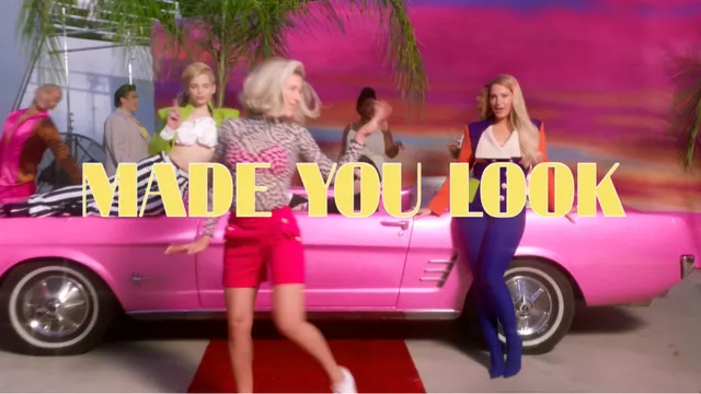 "Made You Look" Meghan Trainor meme card