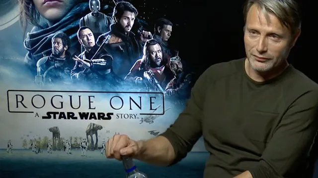 Mads Mikkelsen Opening Vodka During Interview meme card