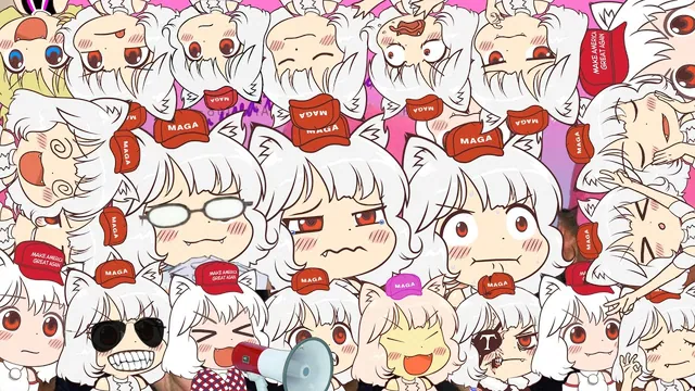 MAGA Momiji meme card