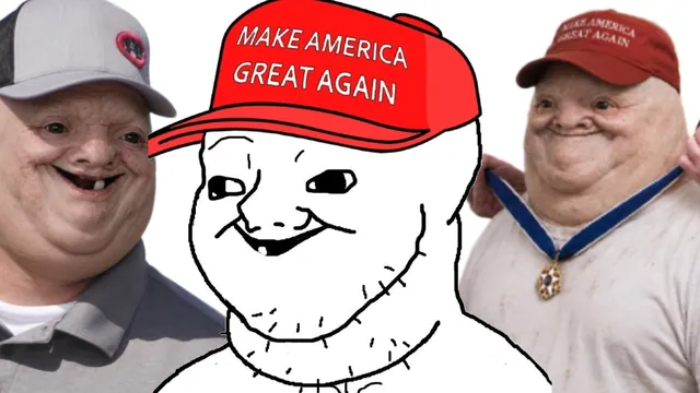 MAGA Wojak meme card
