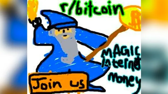 Magic Internet Money: Bitcoin Wizard meme card
