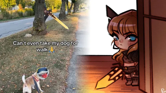 Carte meme Magik Peeking From a Corner