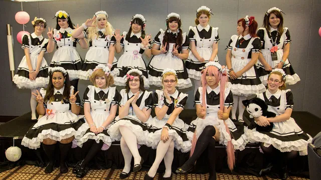 Maid Cafés meme card