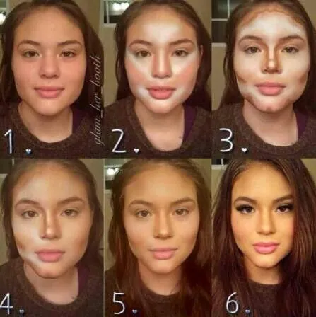 Makeup Transformations meme card