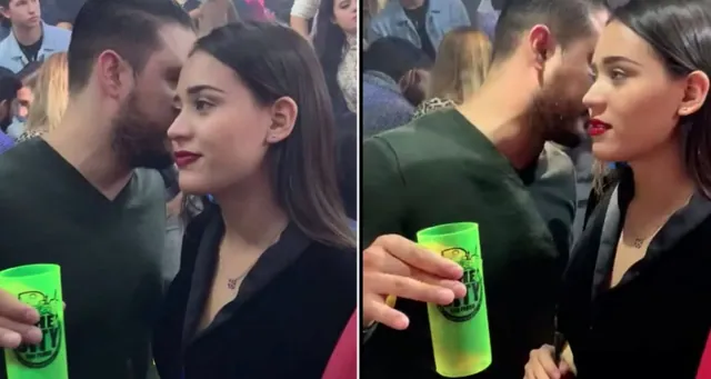 Carte meme Man Talking to Woman At a Club