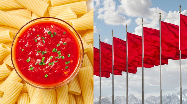 Carte meme Marinara Flag